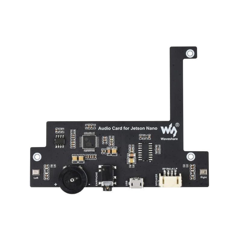 TUOPUONE USB Audio Codec Designed for Jetson Nano, USB Sound Card, Driver-Free, Plug and Play, Recording and Playback Support, Built-in Microphone and Speaker Header (Audio Card for Jetson Nano)