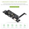TUOPUONE USB Audio Codec Designed for Jetson Nano, USB Sound Card, Driver-Free, Plug and Play, Recording and Playback Support, Built-in Microphone and Speaker Header (Audio Card for Jetson Nano) view 4