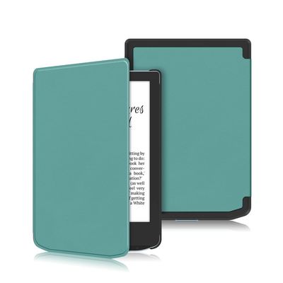 Kepuch Custer Case Compatible for Pocketbook Verse Pro PB629 PB634,Ultra-Thin PU-Leather Hard Shell Cover - Green
