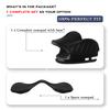 Regular Size Nose Piece Replacement Nose Piece Nose Pads for Oakley Si M Frame 2.0/Si M Frame 3.0 OO9146/M Frame 2.0 Strike/Industrial M Frame 2.0/SI Ballistic M Frame 2.0 Sunglasses Frame, Black view 3