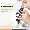 JOEBO Microscope Kit Microscope Kit Lab LED 100X-400X-1200X Biological Microscope for Kids Child Microscope Lens Adapters (Color : 1) view 4