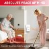 CallToU Wireless Motion Sensor Alarm Indoor Motion Detector Alarm, Bed Alarms for Elderly Dementia Patients, Motion Sensor Door Chime with 500 FT Range, 5 Adjustable Volume 1 Sensor + 1 Receiver view 2