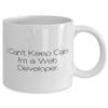 Nice Web developer 11oz 15oz Mug, I Can't Keep Calm I'm a Web Developer, Present For Coworkers, Sarcasm Gifts From Colleagues view 2