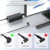 19V Power Cord Compatible with Asus Monitor 22'' 23'' 24'' 27''; VG248, VG279, VG245H, VG245HE, VG255H, VX238H, VX228, VX228H, VX248, VX248H, MX239H, LS246H Tuf Gaming Monitor Power Supply view 2