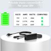 19V Power Cord Compatible with Asus Monitor 22'' 23'' 24'' 27''; VG248, VG279, VG245H, VG245HE, VG255H, VX238H, VX228, VX228H, VX248, VX248H, MX239H, LS246H Tuf Gaming Monitor Power Supply view 3