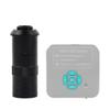 Microscope Kit 48MP 1080P 4K 2K 16GTF USB HDMI Electronic Digital Industrial Video Microscope C Mount Camera for Phone CPU PCB Repair Soldering Microscope Lens Adapters (Color : with 100x Lens) view 1