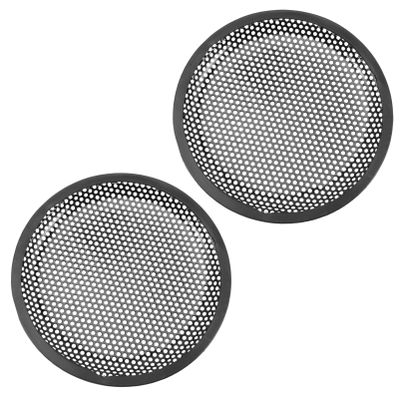 Homoyoyo 2pcs Speaker Grill Cover Mesh Protector for Subwoofer Accessory for Home Office and Bar Use Prevents Speaker Damage Random Style
