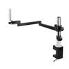JOEBO Microscope Kit 76mm 50mm Ring Supporter Adjustable Articulating Arm Pillar Clamp Bracket Stereo Microscope Stand Microscope Lens Adapters (Color : 76mm White) view 4