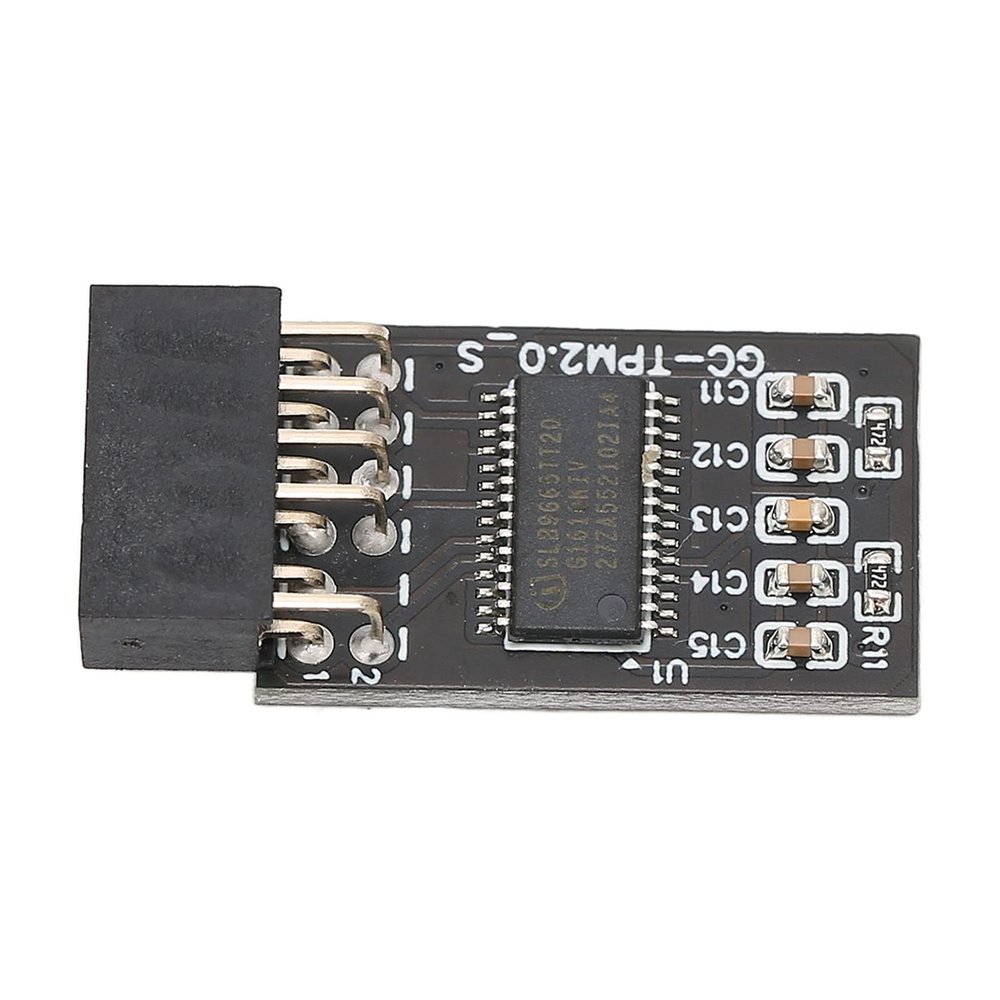 LOCADENCE TPM 2.0 Encryption Security Module, 12Pin LPC Interface High Security Remote Card Encryption Security Module for Gigabyte Platform Protection Module
