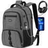 17.3 Inch Travel Laptop Backpacks Men for Business, School Bookbag for Boys Student in High School College,Anti Theft Computer Bag with Laptop Compartment and USB Charging Port,Water Resistant view 1