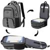 17.3 Inch Travel Laptop Backpacks Men for Business, School Bookbag for Boys Student in High School College,Anti Theft Computer Bag with Laptop Compartment and USB Charging Port,Water Resistant view 2