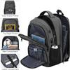 17.3 Inch Travel Laptop Backpacks Men for Business, School Bookbag for Boys Student in High School College,Anti Theft Computer Bag with Laptop Compartment and USB Charging Port,Water Resistant view 3