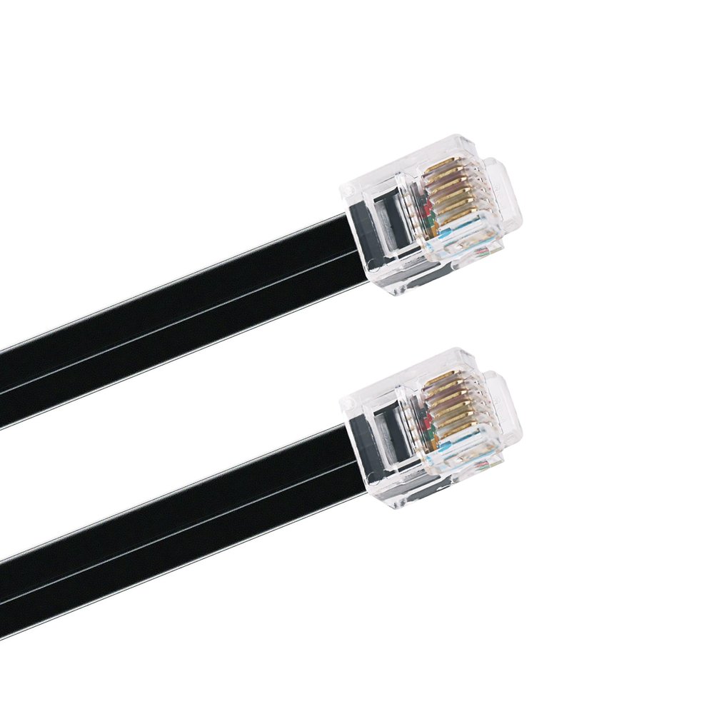 Mendouconert RJ12 6P6C to RJ12 6P6C Cable for Replacing Fanatec ClubSport Shifters/Pedals Cable (6.6ft)