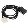 Gavigain Aux Socket Audio Switch Cable, Car Stereo Aux Socket Audio Switch Cable Stereo Wire Harness Replacement for Mazda 2 3 5 6 MX5 RX8 CX7 CX9 Black view 1