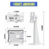 Coolotic 3-Pack CCTV Security Camera Mount Bracket Kit, Indoor Outdoor Wall Ceiling Mount Holder Stand Monitor Rotary Bracket for Surveillance Camera IP Camera Bracket view 2