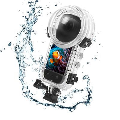 Dive Case Compatible for insta360 X4 Sport Camera Underwater Camera Protect Case, MODJUEGO Panoramic Camera Sealed Diving Case Waterproof Up to 50m