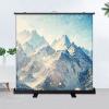 Projector Screen,Manual Pull Up Portable Projector Screen Foldable 4:3/16:9 Full HD Indoor Outdoor Mobile Standalone Movie Screen, for Home Theater, Entertainment (60inch 16:9) view 1