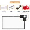 SDVantage Projector Screen, Foldable 16:9 Projector 60 70 84 100 120 Inch White Outdoor Projection Screen Tv Home Projector Screen (72 inch) view 2