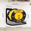 WILAWELS Extension Cord Storage Reel 15A Circuit Breaker and Retractable Extension Cord Reel Bundle, 45 FT Heavy Duty Power Cord, 12AWG/3C SJTOW Y95CR06-B45CR06 view 4