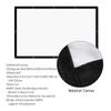 Projector Screen, Release 180/200/250/300 Inch Projection Projector Screen 16:9 Fold Portable Screen Canvas Matt White for Home Film HD Wall Mounted (250 inch) view 4
