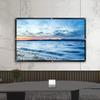 Projector Screen, Portable Projection Screen 16: 9 Projector Screen Home Projection Screen Cloth Outdoor Portable Folding Soft Curtain with Hook Movie Screen (White B) view 3