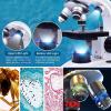 emobwdy Trinocular Microscope,40x-30000x/50000x/70000x Digital Laboratory Trinocular Compound Led Microscope- 7" Display Screen +E-Eyepiece,for Aquaculture/Education/Chemistry,30000x view 4