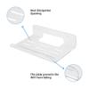 ihreesy Wall Mount Rack for Network,WiFi Router Wall Mount Stand Router Bracket Hanger Router Protection Holder DVD Player Bracket Holder Shelf view 4