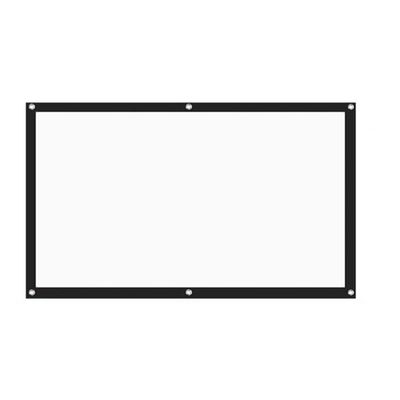 SDVantage Projector Screen, Projection Screen 16:9 60/72/84/100/120/150 Inch Reflective Projector Screen Curtain Hd Home Theater Easy Set Up Portable (150 inch)