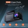 Dash Cam 1296P Front Dashcam, V300 WiFi Dash Camera for Cars with App, Night Vision, Mini Hidden Single Car Camera, Loop Recording, 24H Parking Mode, Support 256GB Max, Black view 2