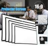 Projector Screen, Release Portable Foldable Movie Projector Screen 16:9 Projection HD Home Theater Screen for Party Meeting Public Display Screen Wall view 4