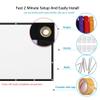 SDVantage Projector Screen, Screens for Projector Portable,60 100 120 Inch 16:9,Outdoor Movie Screen for Travel Home Theater (84 inch) view 3