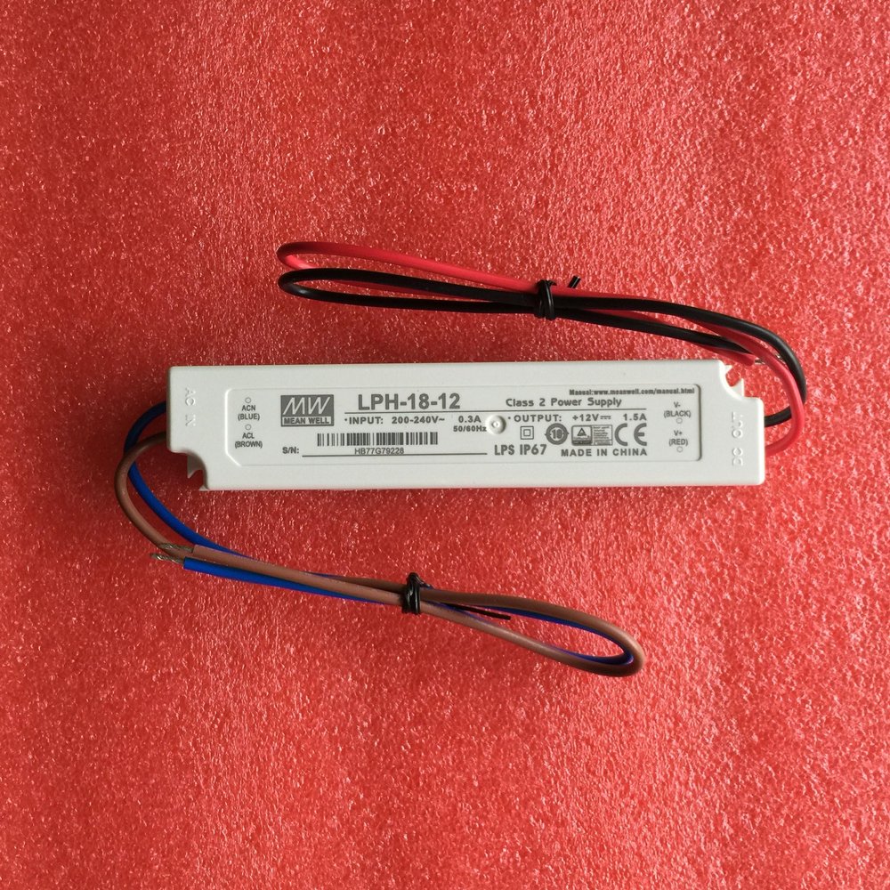 Mean Well LPH-18-12 18W Single Output Switching Power Supply LPH-18 12V 1.5A
