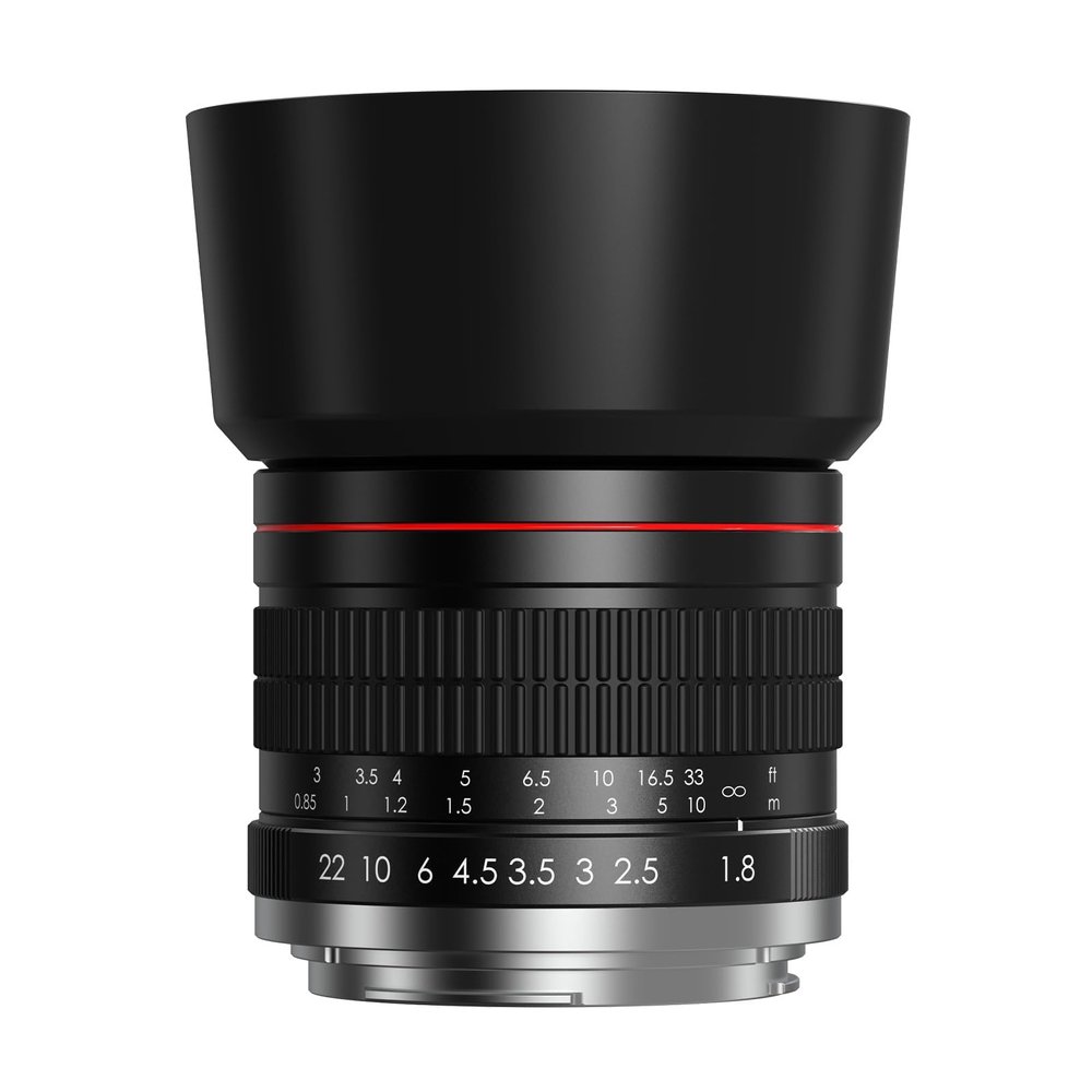 RF 85mm f1.8 Portrait Lens - MF for Canon EOS R6 Mark II/R5 Mark II/R5/R3/R7/R8/R10/RP/R6/R50/R1/R5 C/R50 V/R100/R/Ra - Manual Focus Medium Telephoto Mirrorless Cameras Lenses(RF Mount)