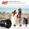 RF 85mm f1.8 Portrait Lens - MF for Canon EOS R6 Mark II/R5 Mark II/R5/R3/R7/R8/R10/RP/R6/R50/R1/R5 C/R50 V/R100/R/Ra - Manual Focus Medium Telephoto Mirrorless Cameras Lenses(RF Mount) view 2