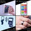 DirectNine Basics Ntag215 Black Ceramic Smart Ring Compatible with NFC Enabled Phones and Devices Programmable 504 Bytes for Bussiness Card (Black, US#9) view 3