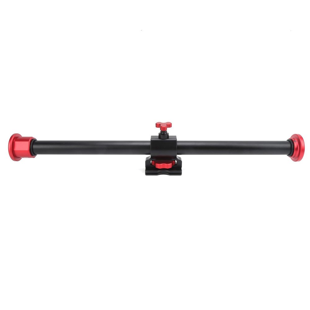 Acouto Aluminum Alloy Camera TripodArm Bracket Extension Rod for Overhead, SLR Camera Accessory with Rubber Pads, 360 Rotation and 180 Tilt, 3/8in Screw Holes