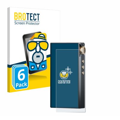 brotect Screen Protector Anti-Glare Compatible with Cayin N3-Ultra (6 Pack) Screen Protector Matte, Anti-Fingerprint Protection Film