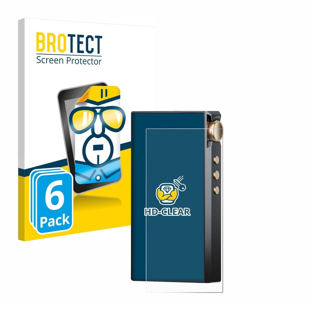 brotect Screen Protector Compatible with Cayin N3-Ultra (6 Pack) - HD-Clear Protection Film