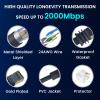 BarBaren for Starlink Gen 3 Cable 25M/82FT, for Starlink Mini Ethernet Cable Replacement Extension Cord for V3 Satellite Dish, Grey view 3