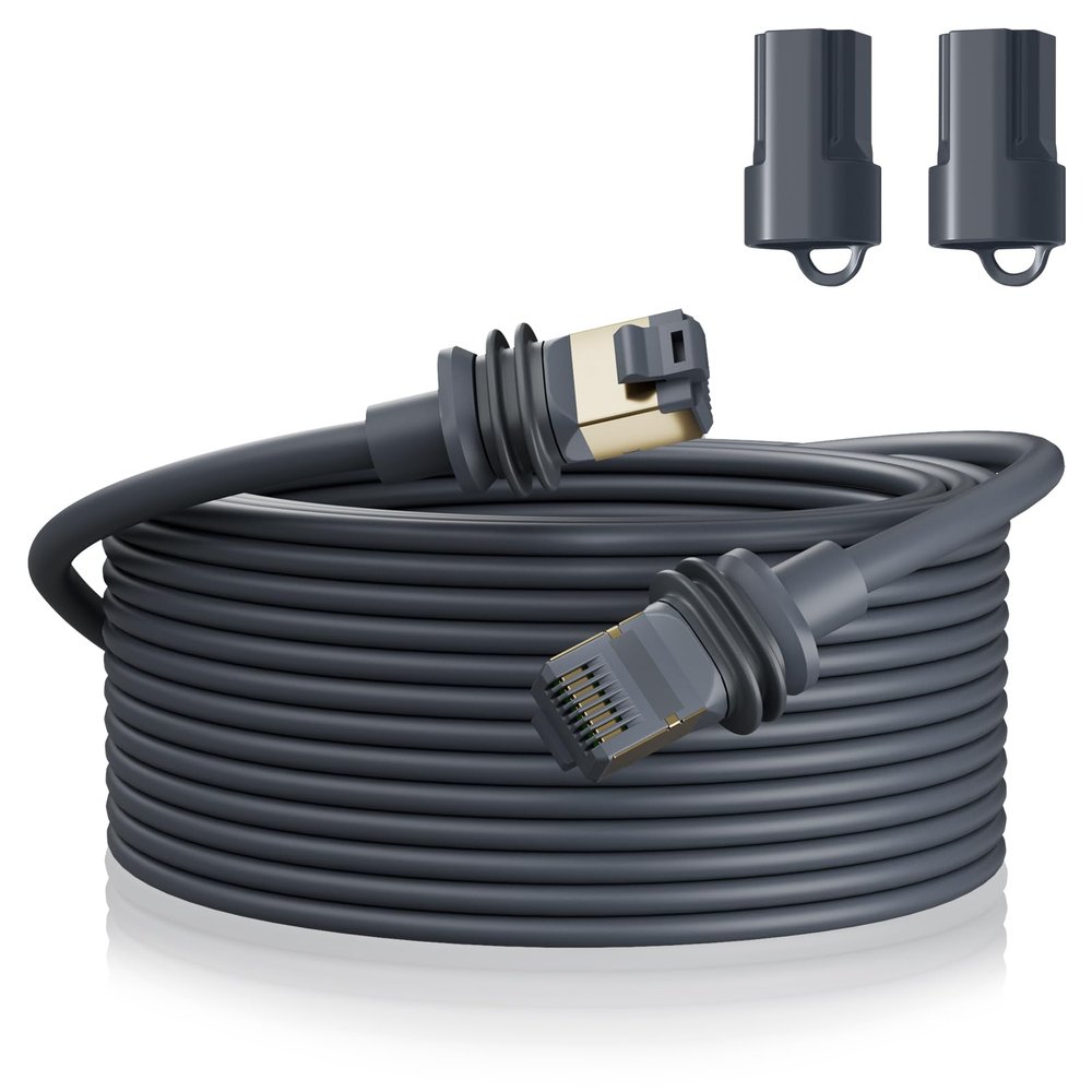 BarBaren for Starlink Cable 45M/147FT, for Starlink Ethernet Cable Gen3/Mini Replacement Cord for Standard/Mini-Waterproof Grey