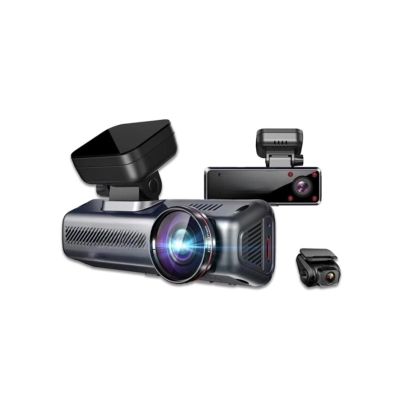 ZYKHPSYA I5S 3CH Mini Dashcam 2K 1440P+2 * 1080P for Car DVR 360 Auto Video Recorder 24Hour Parking Monitor with Night Vision WiFi (Color : Only Front Cam, Size : Car Charger), laiyong1987