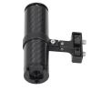 Acouto Carbon Fiber Camera Cage Handle, Adjustable Spacing, Easy Disassembly and Assembly, Comfortable Grip, Chute Structure, Expandable with Cold Shoe Port, 3/8 Inch Thread Hole and view 2