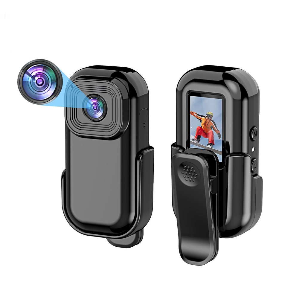 Diyeeni Mini Action Camera 1080P, Handheld & Wearable, Action Cameras with Stabilization, 154 FOV Zoom Lens, Outdoor Camera for Underwater Sports, Vlogging