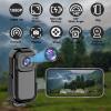 Diyeeni Mini Action Camera 1080P, Handheld & Wearable, Action Cameras with Stabilization, 154  FOV Zoom Lens, Outdoor Camera for Underwater Sports, Vlogging view 2