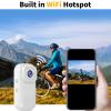 Diyeeni Mini Action Camera 1080P, Handheld & Wearable, Action Cameras with Stabilization, 154  FOV Zoom Lens, Outdoor Camera for Underwater Sports, Vlogging view 4