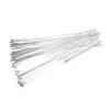 100pcs Stainless Steel Cable Ties Self Locking High Temperature for Fastening Wrapping Pipeline Cabling Wire Poles view 1