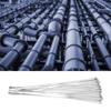 100pcs Stainless Steel Cable Ties Self Locking High Temperature for Fastening Wrapping Pipeline Cabling Wire Poles view 2