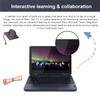 Lenovo 500w Gen 3 Student 2-in-1 Laptop, 11.6" HD Touchscreen, Intel Pentium Silver N6000, 8GB RAM, 128GB SSD, HDMI, Webcam, MicroSD Card Reader, Touchpad, Wi-Fi 6, Windows 11 Home, Black view 3