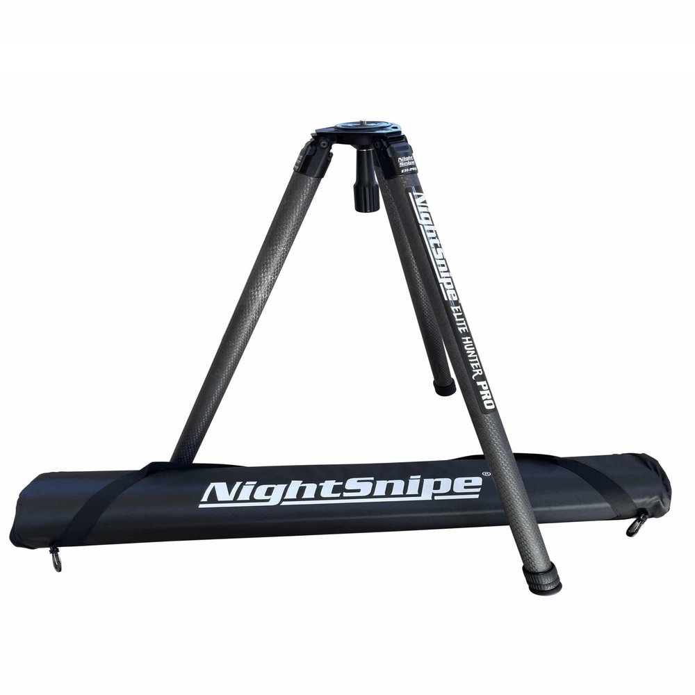 Nightsnipe Elite Hunter Pro Carbon Fiber Tripod | Hunting Tripod | Shooting Tripod