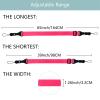Gowjaw Adjustable Shoulder Strap:Comfortable iPad Strap Nylon Neck Lanyard for iPad/Samsung Tablet Case,Camera Binocular Crossbody Laptop Luggage Bag(Pink) view 2